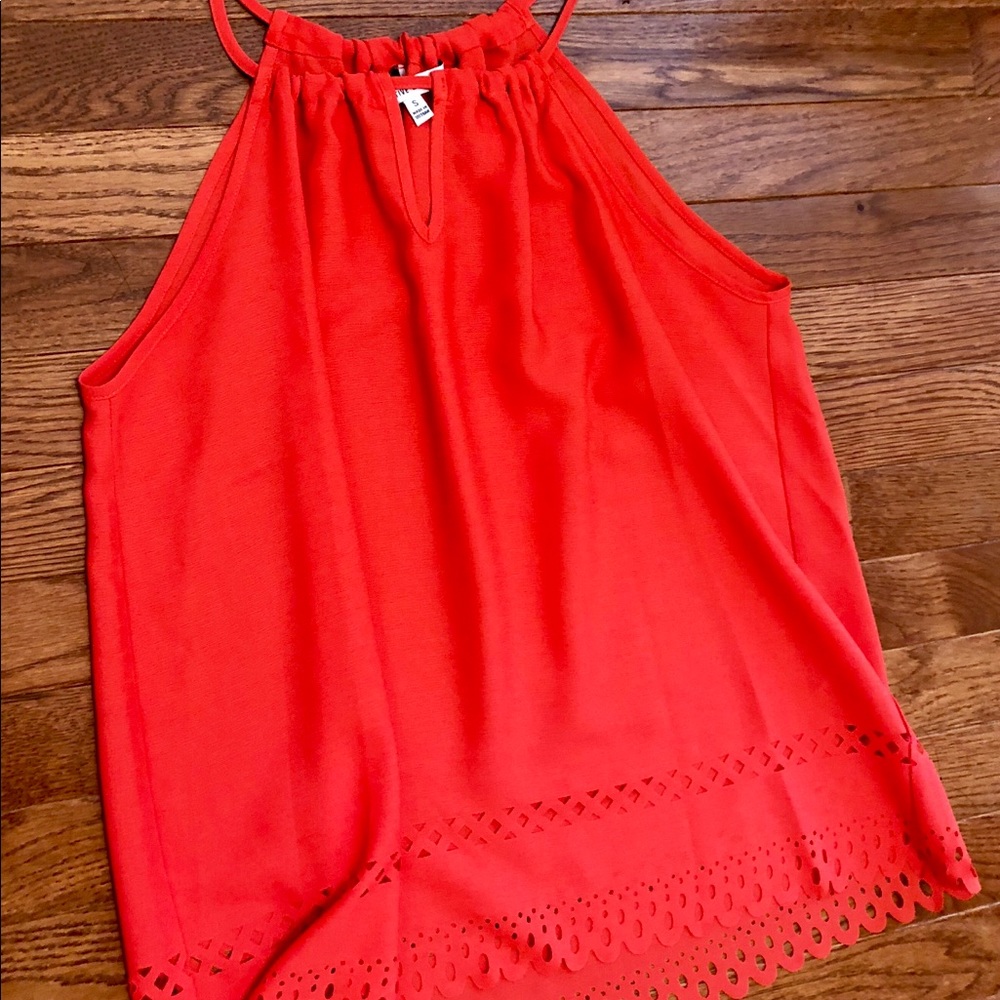 Orange polyester tank!